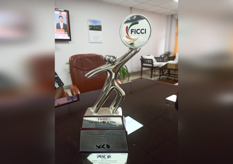 CRPF’s ‘Love U Zindagi’ Initiative Honored with FICCI’s Smart Policing Award-2022