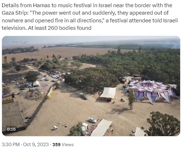 Israel Palestine War: Tragedy Unfolds at Supernova Music Festival Near Gaza: Death Toll Climbs Over 1,100 in Israel-Hamas Conflic