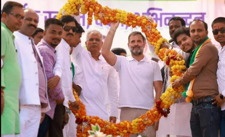 Rahul Gandhi’s Pledges for Free Education and Caste Census in Chhattisgarh