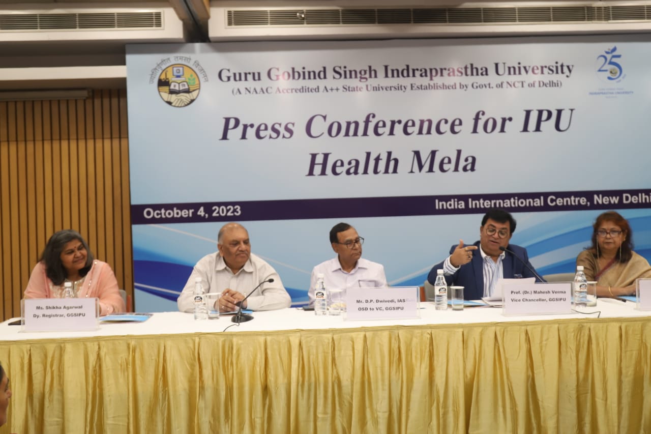 IP University to host Silver Jubilee Health Mela from October 5th at Talkatora Stadium