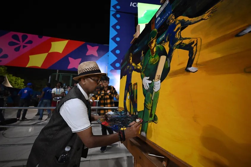 ICC introduces ‘Cricket’s Greatest Canvas’ with Padma Shri Indian painter Paresh Maity to immortalise the biggest Cricket World Cup