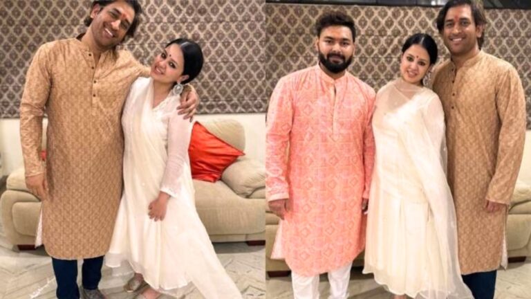 Rishabh Pant’s Diwali Celebration with MS Dhoni and Sakshi Dhoni Breaks the Internet