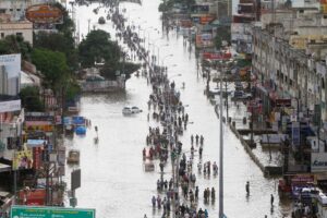 Chennai Grapples with Ongoing Flooding and Power Outages After Cyclone Michaung