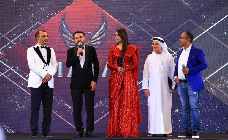 FIMM International Business Excellance Award and Fashion Show was organized in Dubai Bristol Hotel