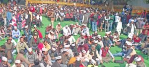 Employees Rally at Jantar Mantar, Demand Pension Restoration; Threaten Parliament Protest in 2024 Without Decision