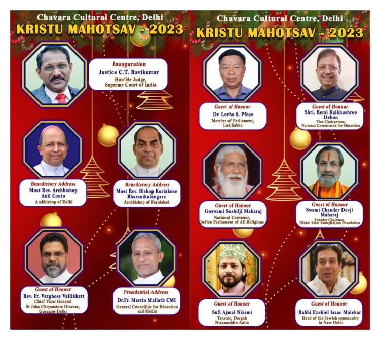 Chavara Cultural Centre Hosts Christu Mahotsav 2023: A Unifying Inter-Religious Christmas Extravaganza