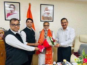 NHWC Leaders Meet with National Traders Welfare Board Chairman, invite Sunil J Singhi to Global Business Convention 2024 in Gurugram