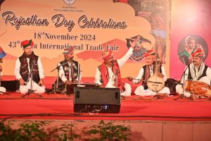 Cultural evening on Rajasthan Day at India International Trade Fair