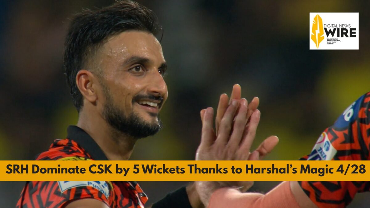 Sunrisers Chase 155 Comfortably; 6th Win of Season; Dominate CSK by 5 Wickets Thanks to Harshal’s Magic 4/28
