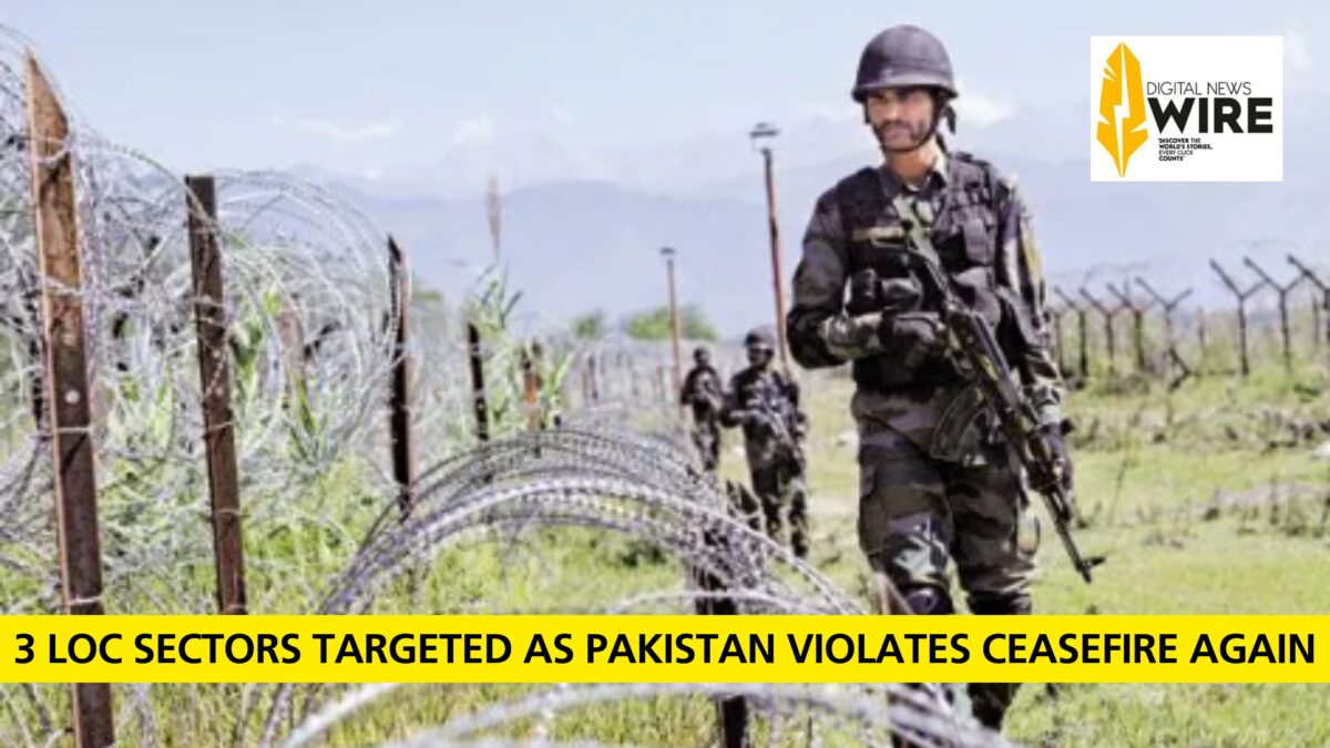 3 LoC Sectors Targeted as Pakistan Violates Ceasefire Again