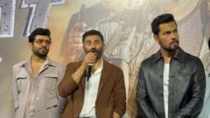 Sunny Deol, Randeep Hooda & Vineet Kumar Singh Promote ‘Jaat’ in Delhi
