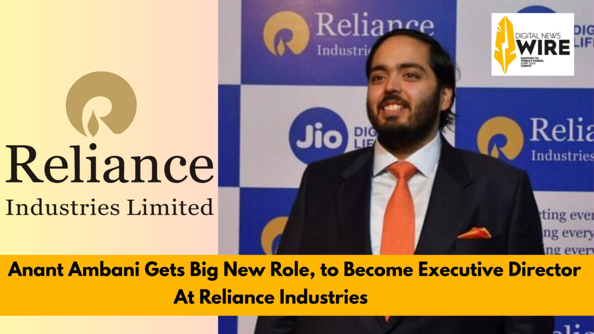 Anant Ambani Gets Big New Role, to Become Executive Director at Reliance Industries