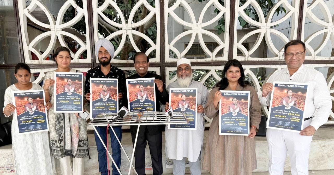 Dr. K. A. Paul Criticizes Arms Trade and War Rhetoric, Calls for Global Day of Prayer and Peace