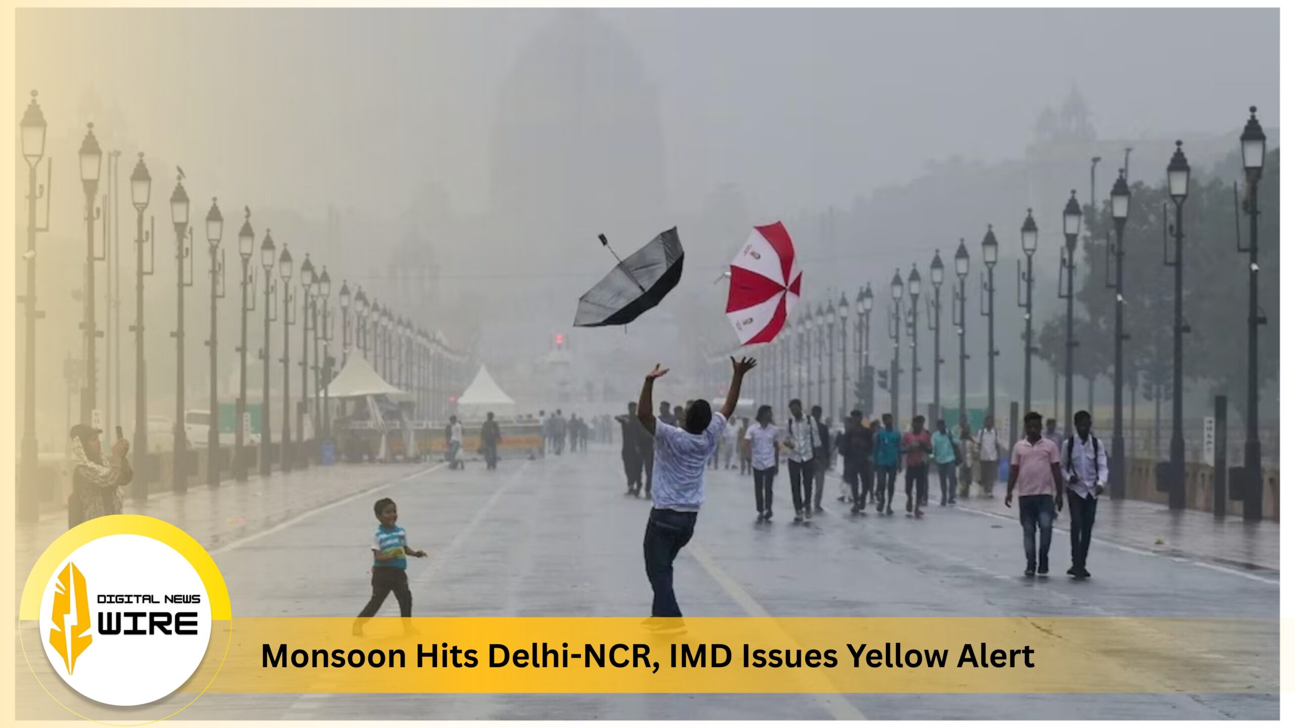 Monsoon Arrives in Delhi-NCR, IMD Issues Yellow Alert
