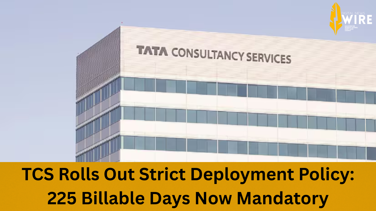 TCS Rolls Out Strict Deployment Policy: 225 Billable Days Now Mandatory