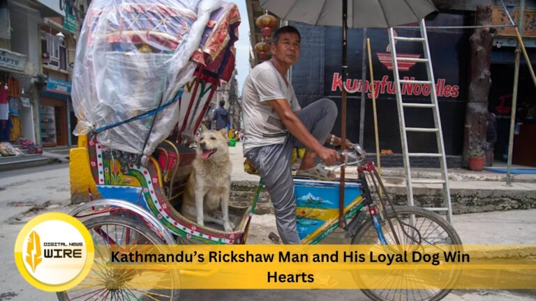 Kathmandu’s Rickshaw Man and His Loyal Dog Win Hearts
