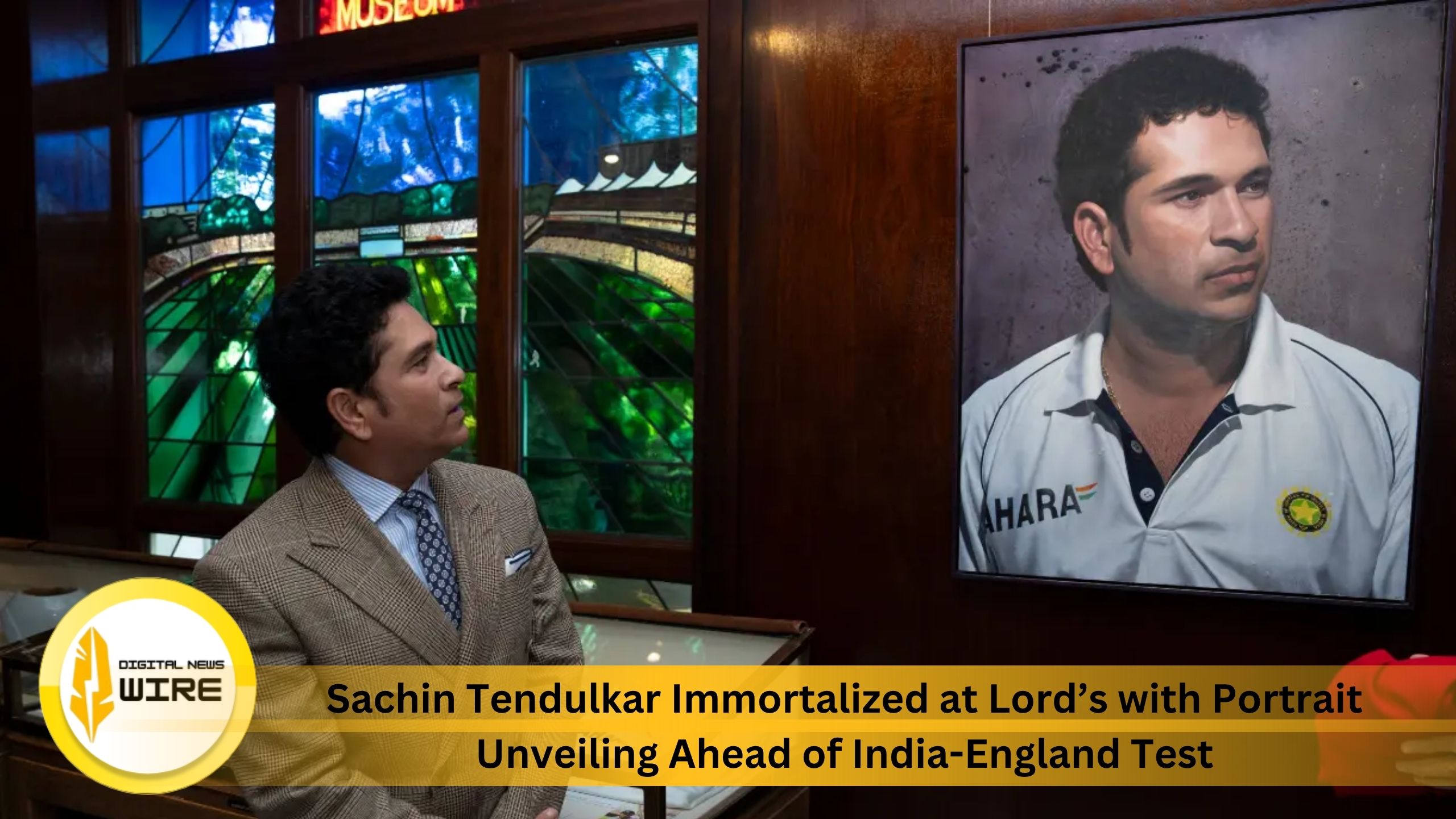 Sachin Tendulkar Immortalized at Lord’s with Portrait Unveiling Ahead of India-England Test