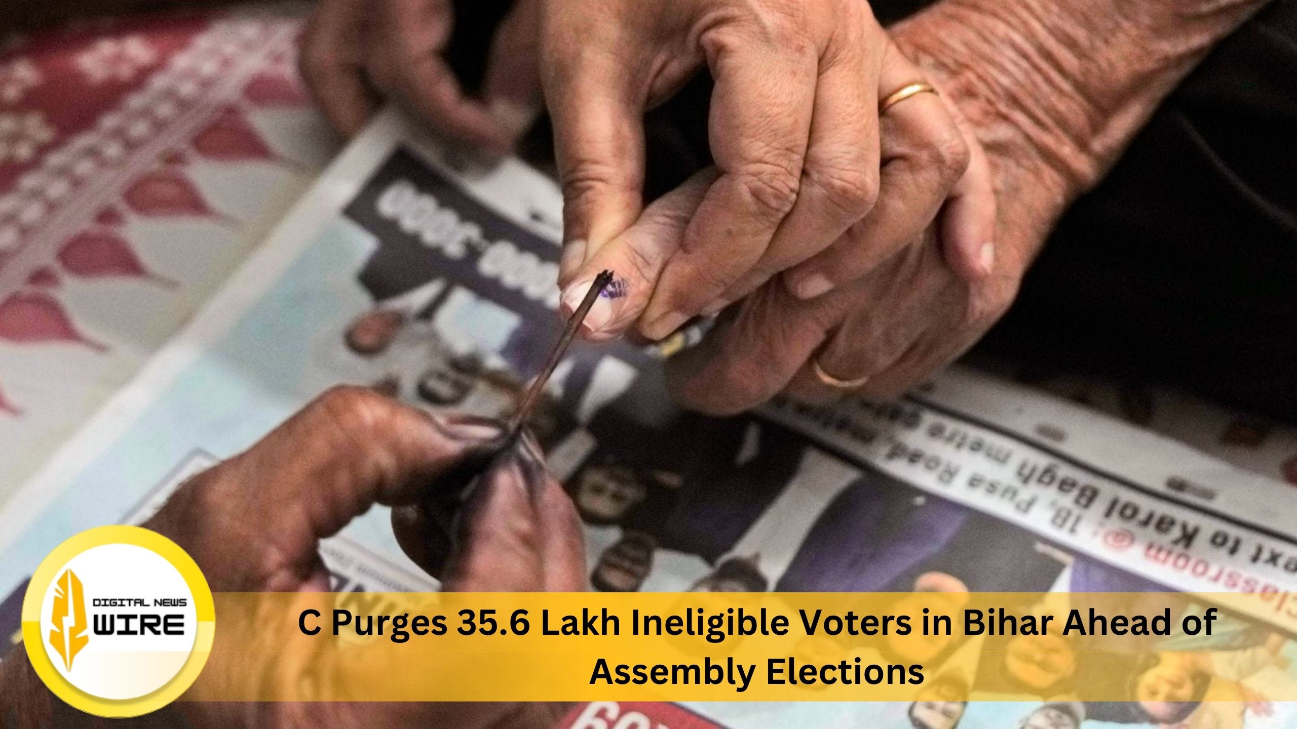 EC Purges 35.6 Lakh Ineligible Voters in Bihar Ahead of Assembly Elections