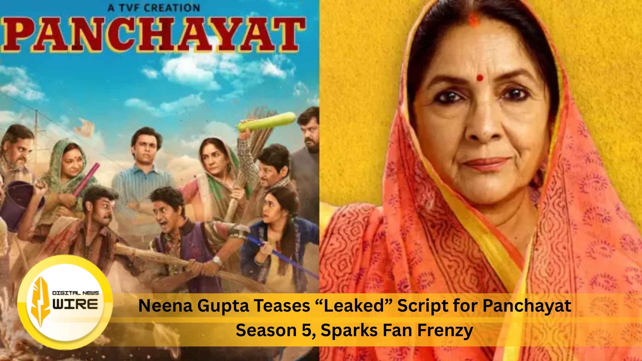Neena Gupta Teases “Leaked” Script for Panchayat Season 5, Sparks Fan Frenzy