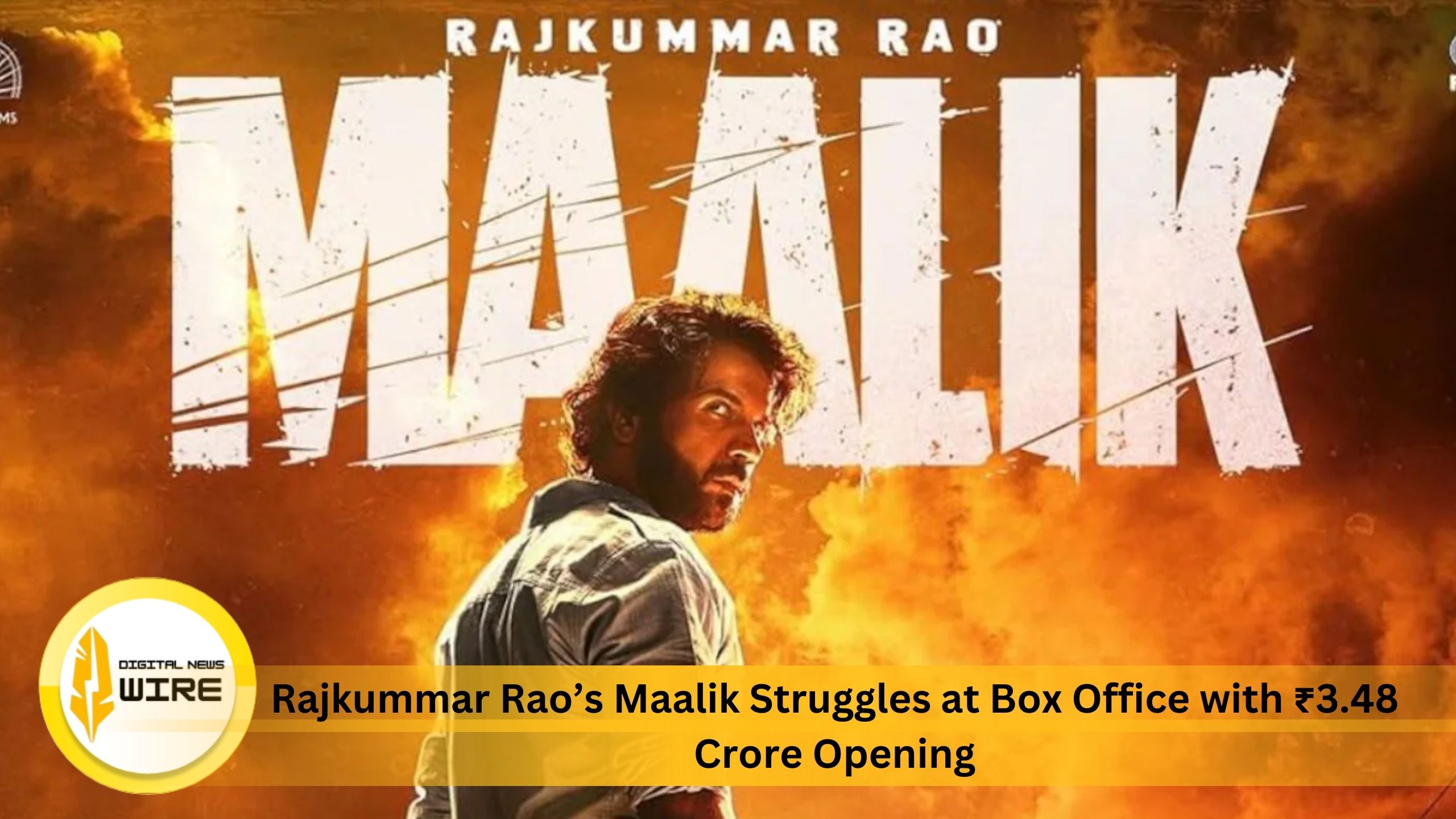 Rajkummar Rao’s Maalik Struggles at Box Office with ₹3.48 Crore Opening