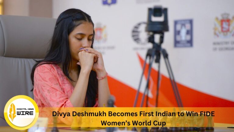Divya Deshmukh Becomes First Indian to Win FIDE Women’s World Cup