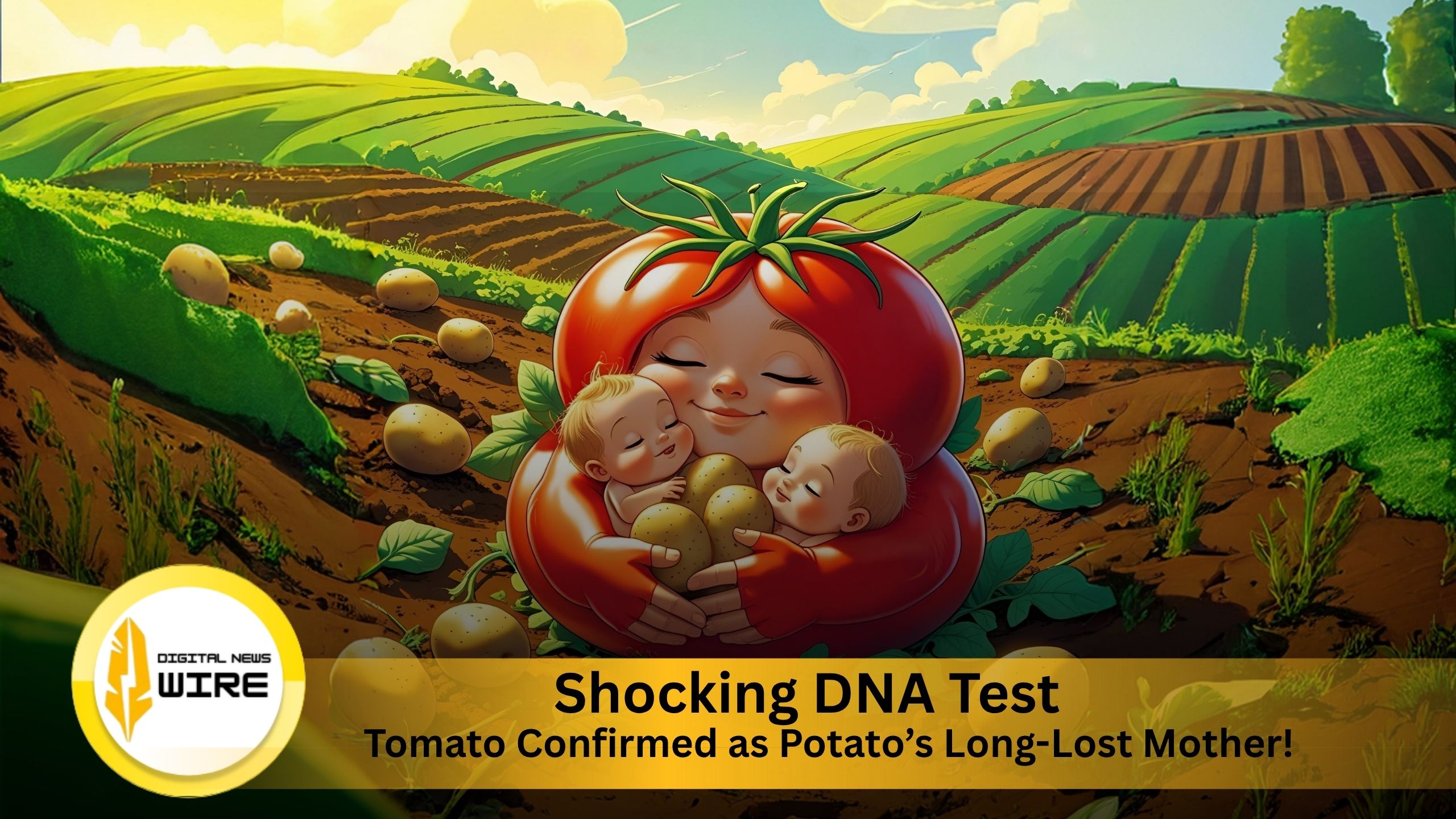 Shocking DNA Test: Tomato Confirmed as Potato’s Long-Lost Mother!