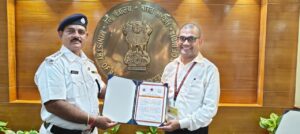 Tatanagar Railway Civil Defence Inspector Santosh Kumar Honoured with National Award