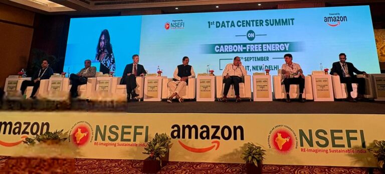 Union Minister Shripad Yesso Naik inaugurates India’s First Carbon-Free Energy Data Center Summit by NSEFI & Amazon