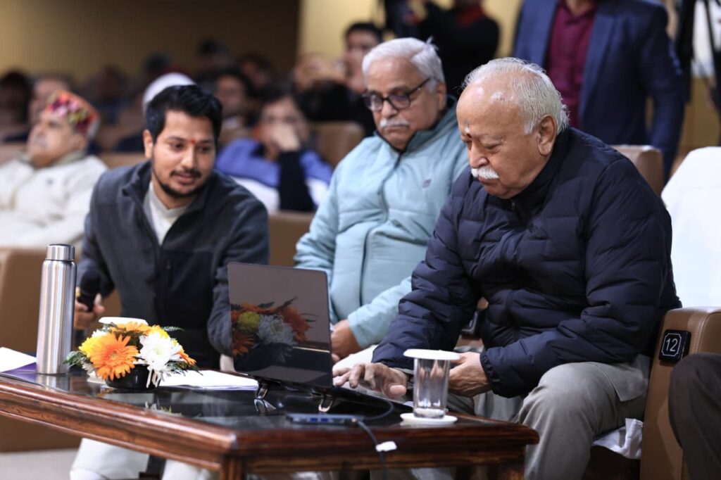 Bhagwa Hai Apni Pehchaan: Shri Mohan Bhagwat Ji launches new powerful anthem of ‘Shatak’, sung by Sukhwinder Singh
