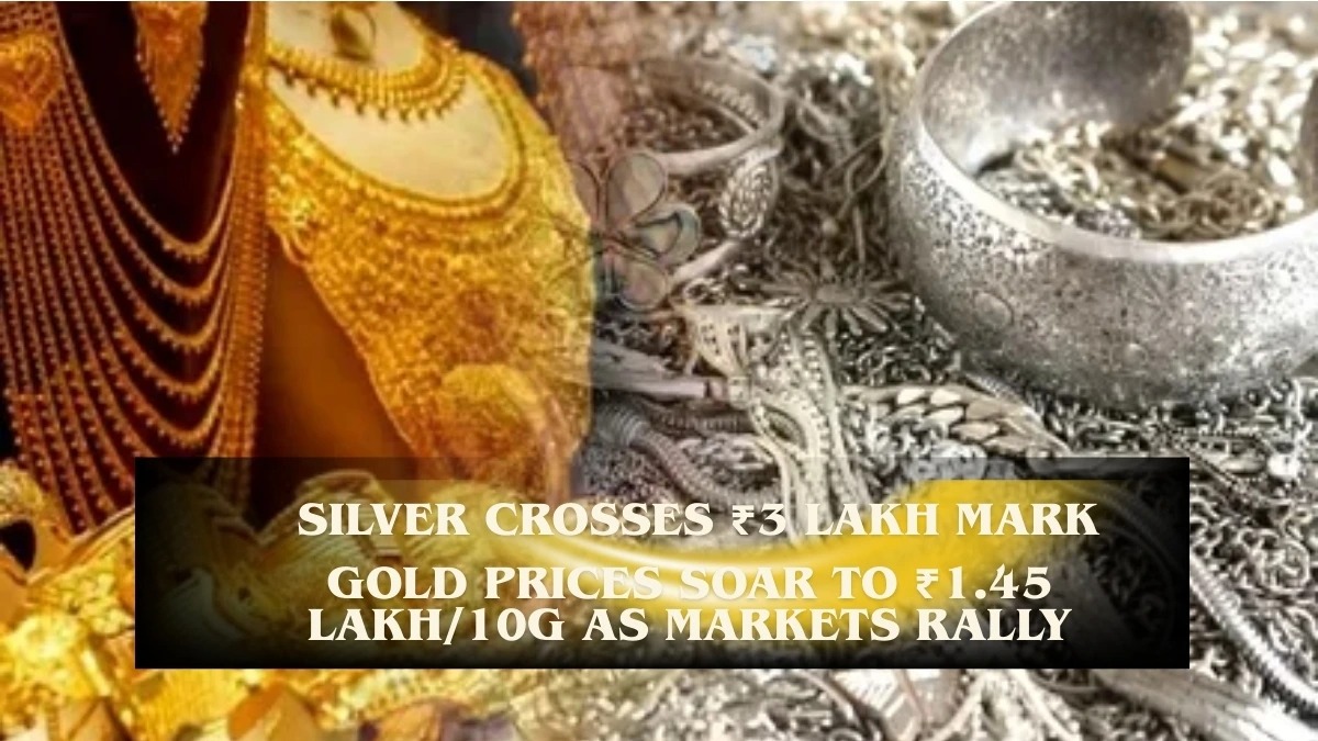Gold & Silver Rate: Silver Crosses ₹3 Lakh Mark as Geopolitical Tensions Peak