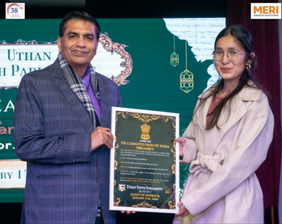 MERI Organises 7th Youth Parliament; Over 400 Students Participate