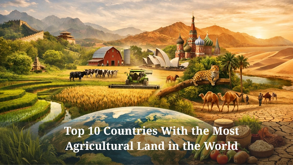 Top 10 Countries With the Most Agricultural Land in the World