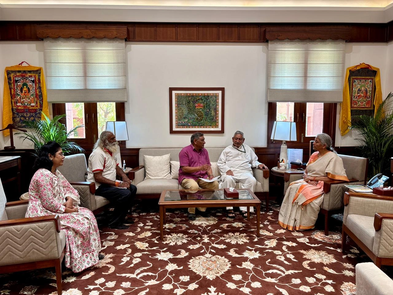 EPS-95 Pensioners End Protest After MPs’ Appeal; Delegation Meets FM Nirmala Sitharaman