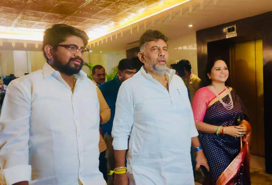 D.K. Shivakumar Chosen as Karnataka Next CM; Dr. Bhargav Mallappa Extends Congratulations