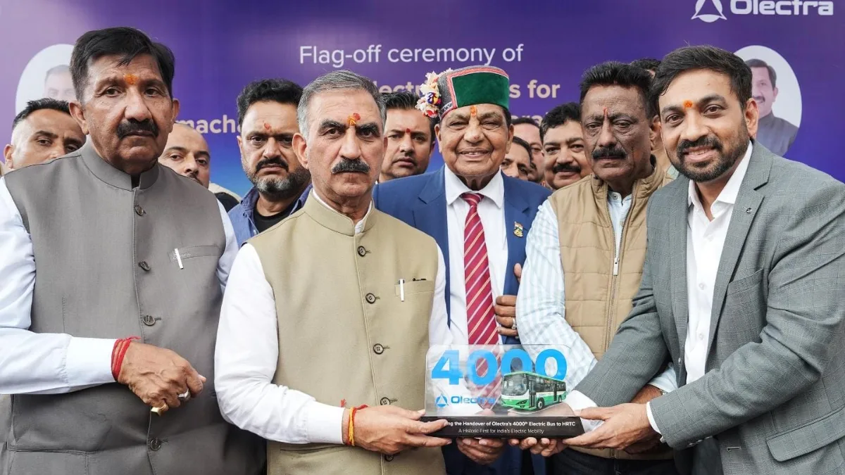 Olectra Hits 4,000 Electric Buses, First Company in India