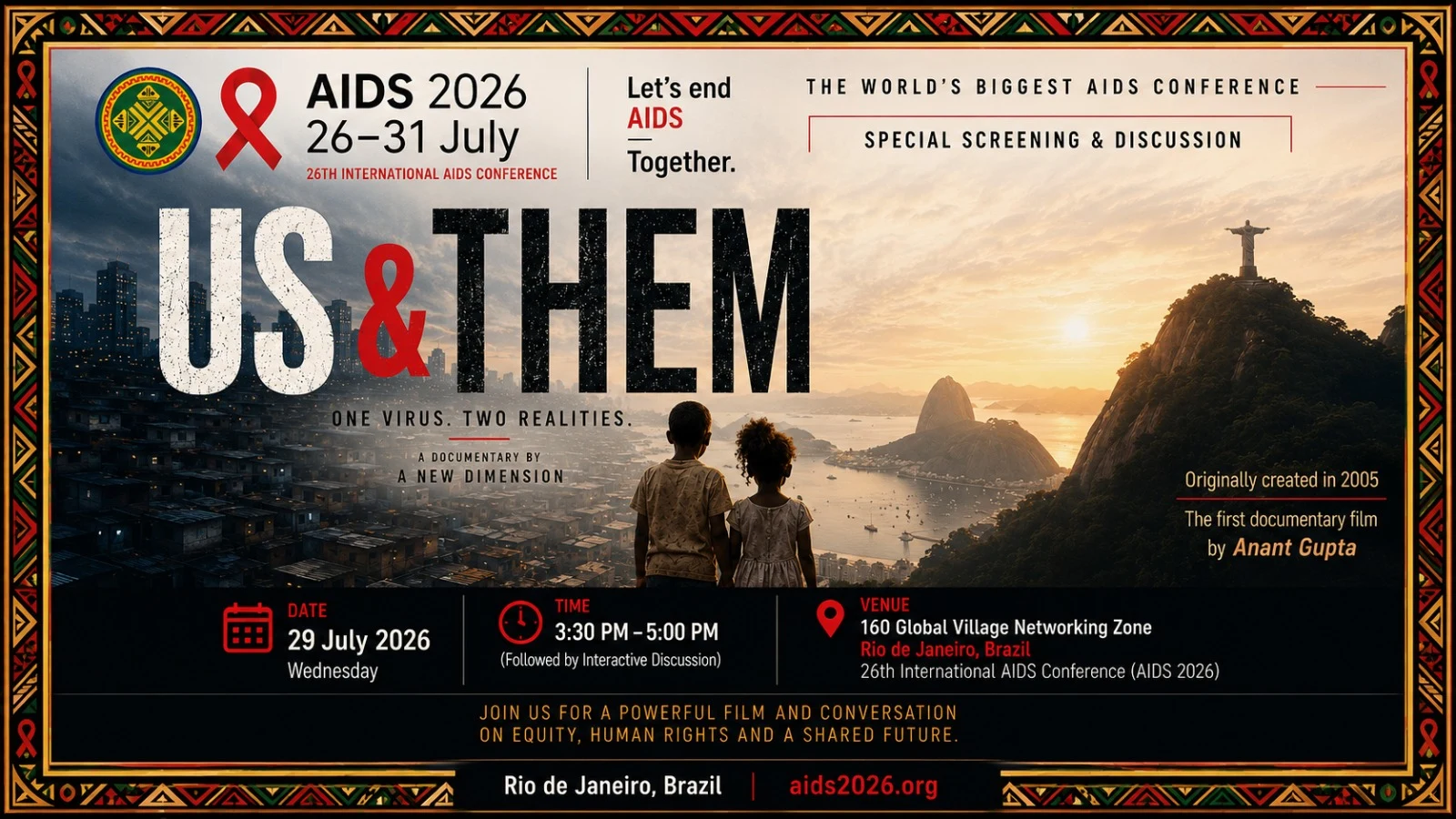 Two Decades After Its Release, Anant Gupta's 'Us & Them' Selected for Screening at AIDS 2026