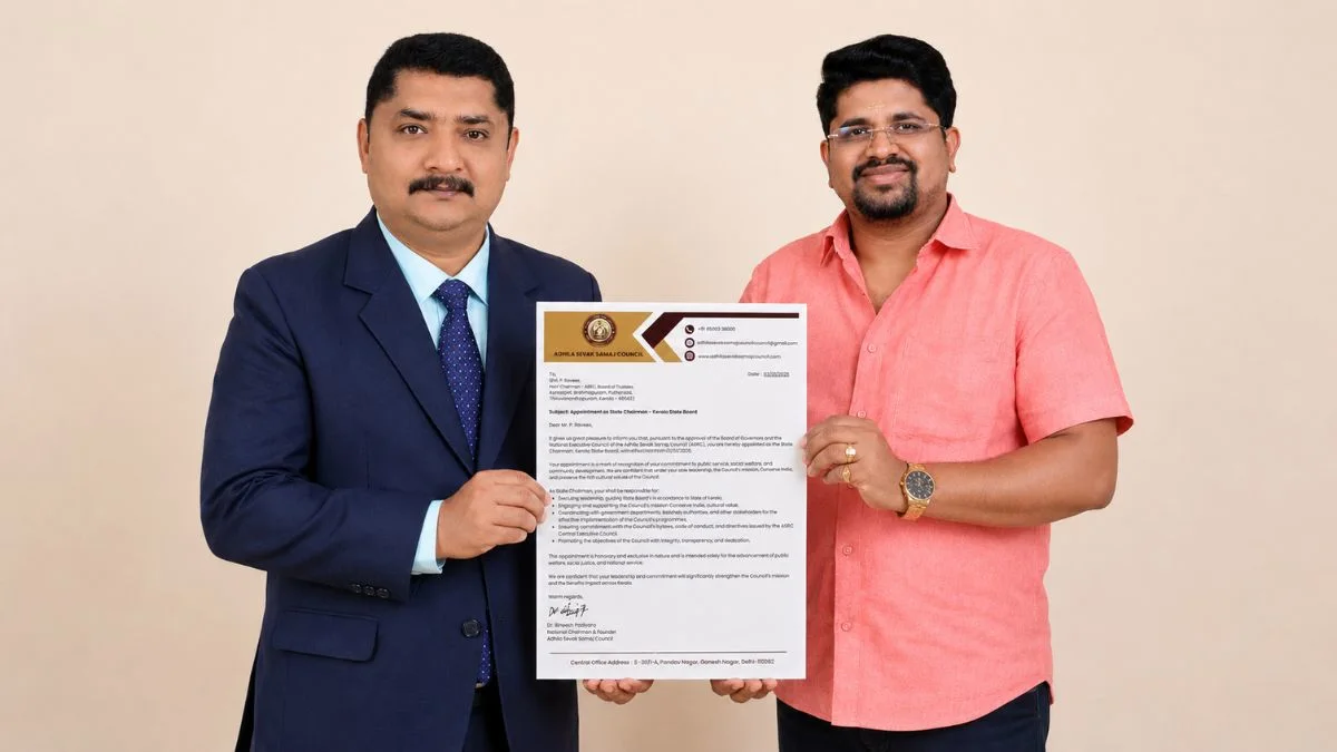 Akhila Sevak Samaj Council Names P. Hassim Kerala State Chairman