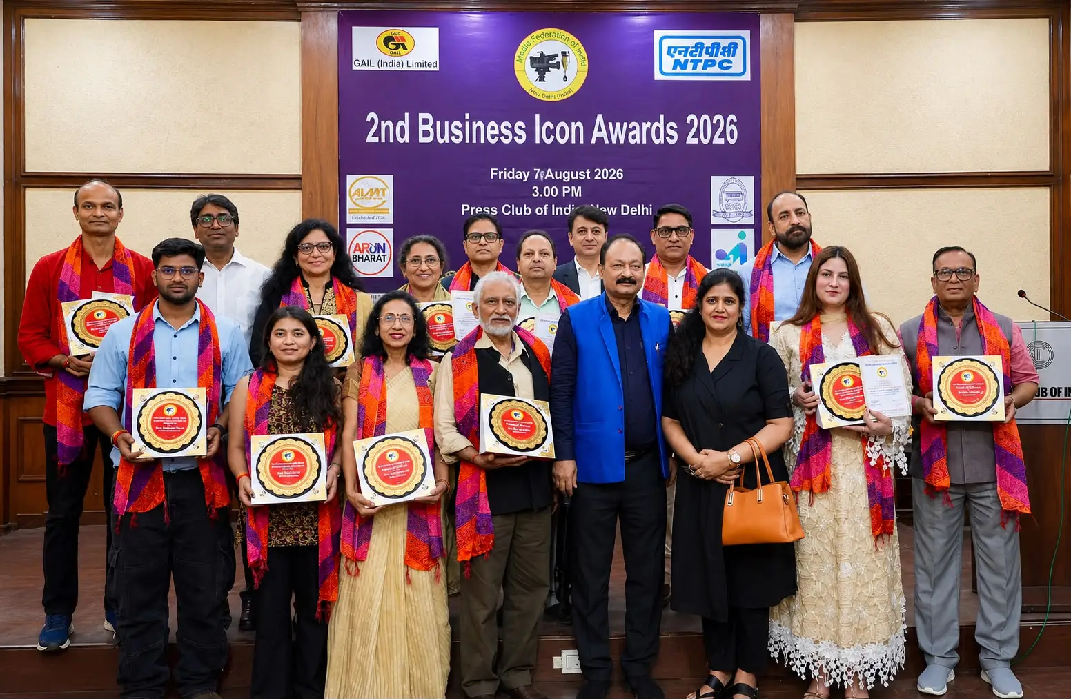 Media Federation of India Celebrates Outstanding Achievers Across Diverse Sectors at Business Icon Awards 2026