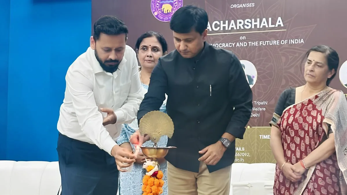 ‘Acharshala’ at University of Delhi Highlights the Role of Youth in Shaping India’s Democratic Future