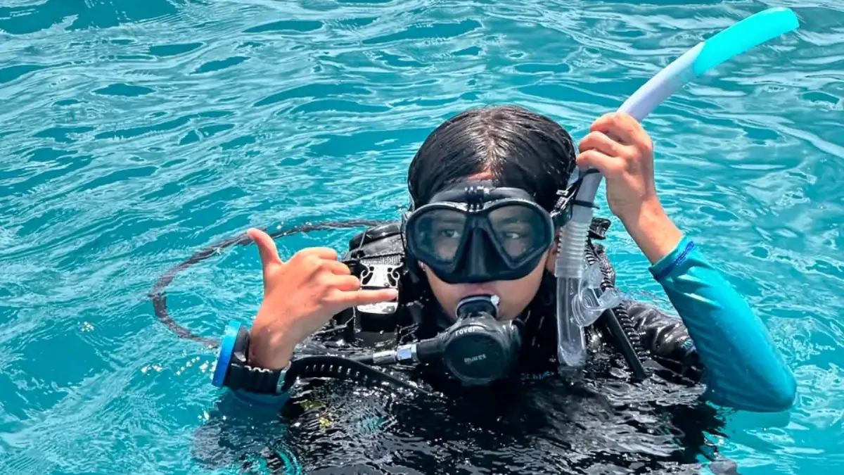 Karnataka Schoolgirl Ira Aditya Raut Achieves Six Scuba Diving World Records