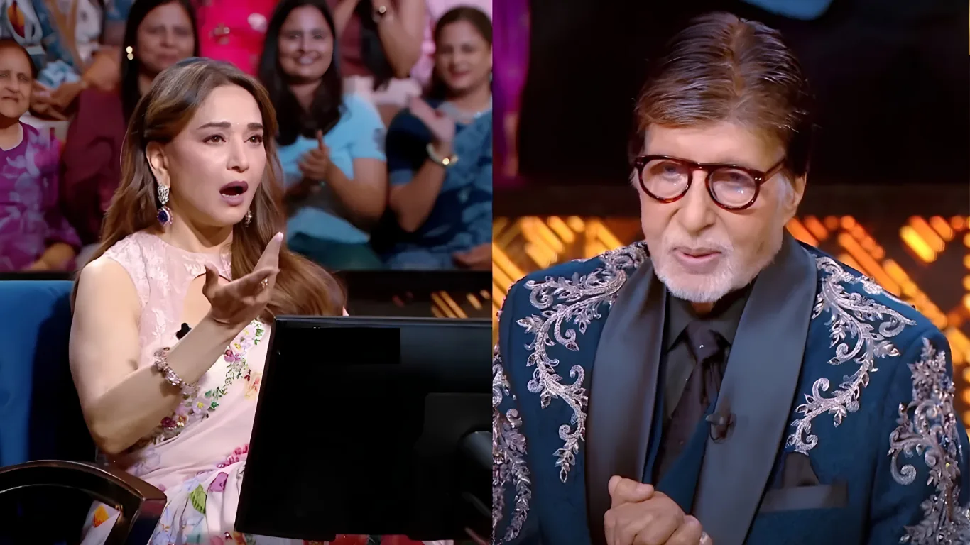 Madhuri Dixit Recreates Her ‘Devdas’ Magic on KBC for Amitabh Bachchan’s 84th Birthday